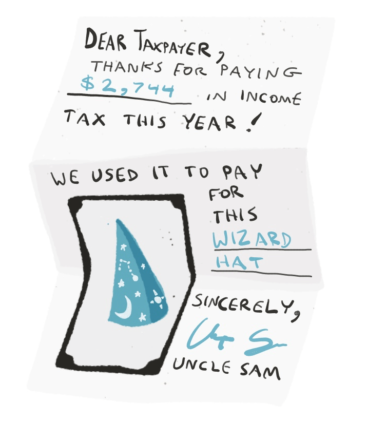 One trick of common courtesy that would give you a new sense of satisfaction from paying your&nbsp;taxes!