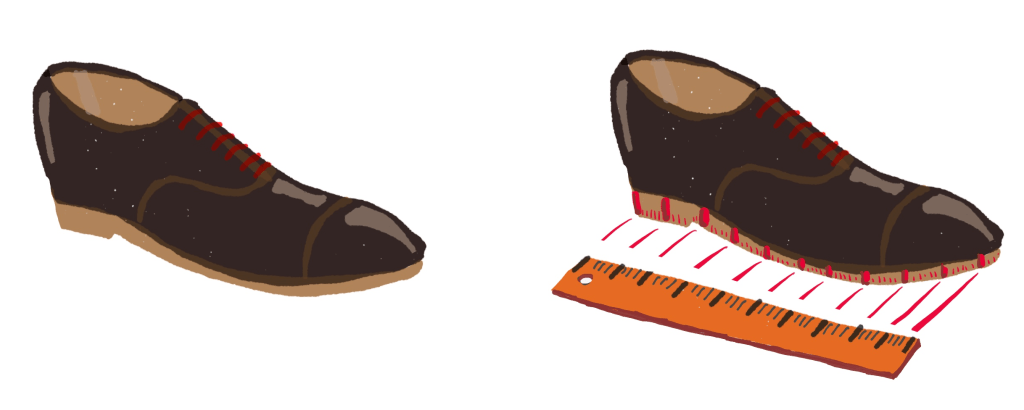 Podiatrists hate it! Throw away your obsolete footwear and prostrate yourself before the new ultimate invention, the “shruler.” You’ll never believe what happens in the last&nbsp;paragraph!