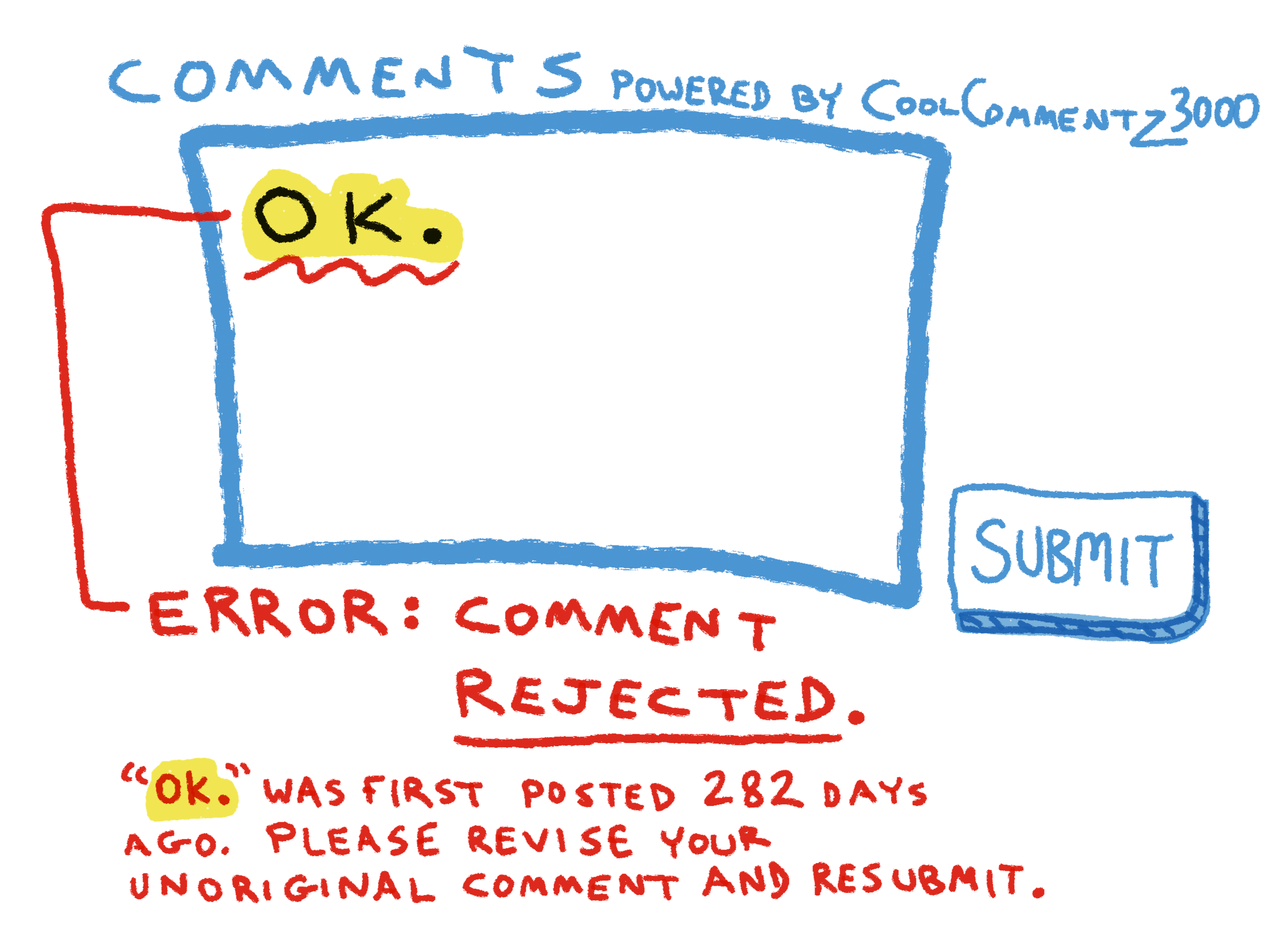 internet-message-board-only-unique-comments